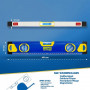 Рівень S&R 400 мм, 3 капсули, магнітний (423032040) Рівень S&R 400 мм, 3 капсули, магнітний (423032040)