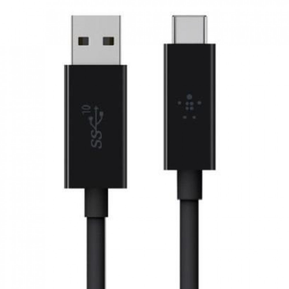 Кабель Belkin USB - USB Type-C (M/M), 1 м Black OEM (F2CU029bt1M-BLK)_OEM