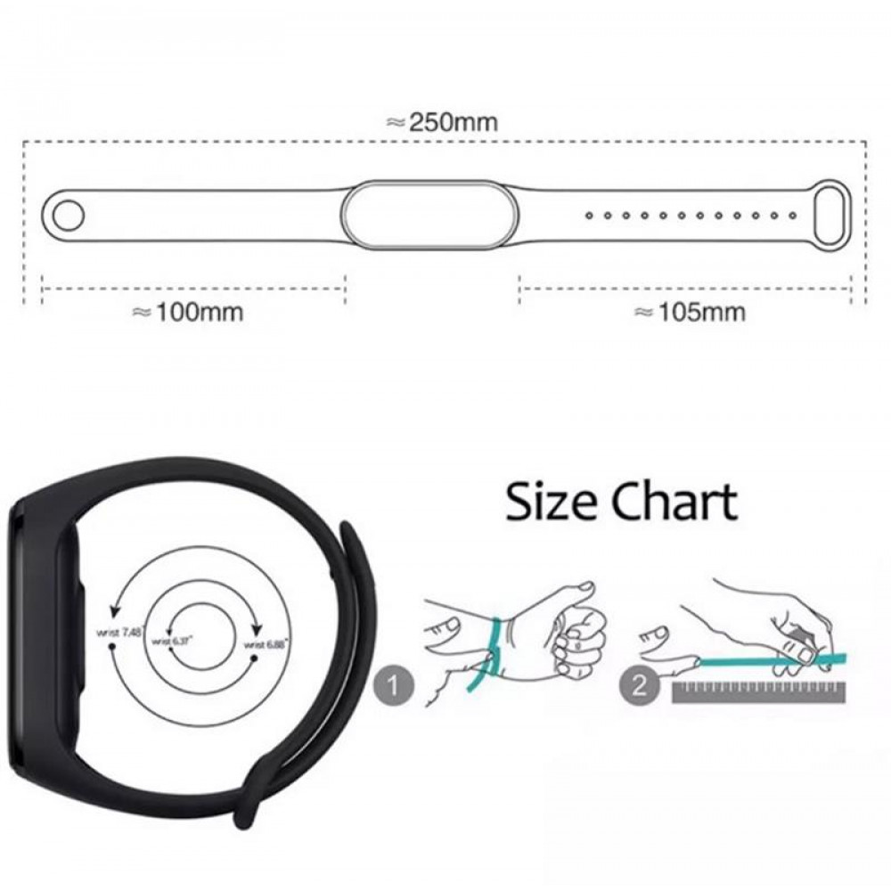 Силіконовий ремінець BeCover для Xiaomi Mi Smart Band 7 Hot Pink (707490)