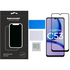 Захисне скло BeCover для Realme C53 Black (710105) Захисне скло BeCover для Realme C53 Black (710105)