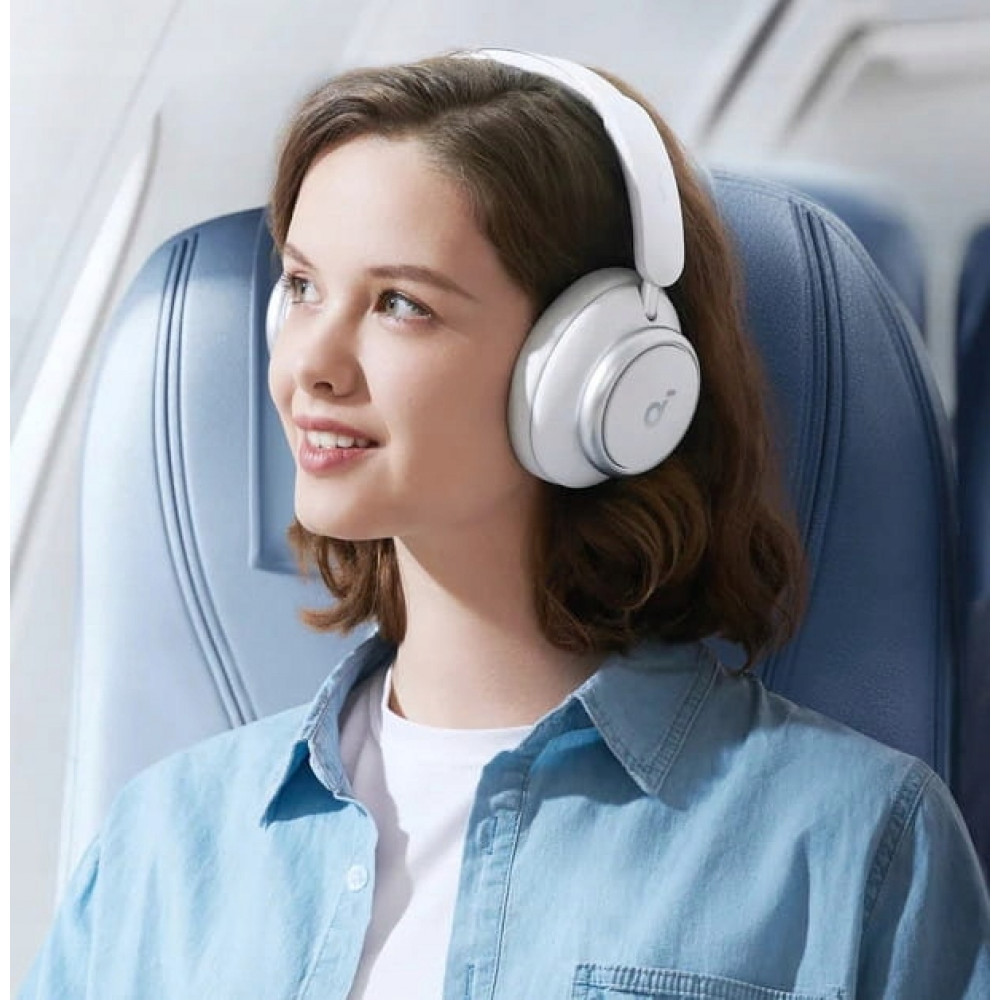 Bluetooth-гарнітура Anker SoundCore Space Q45 White (A3040G21)