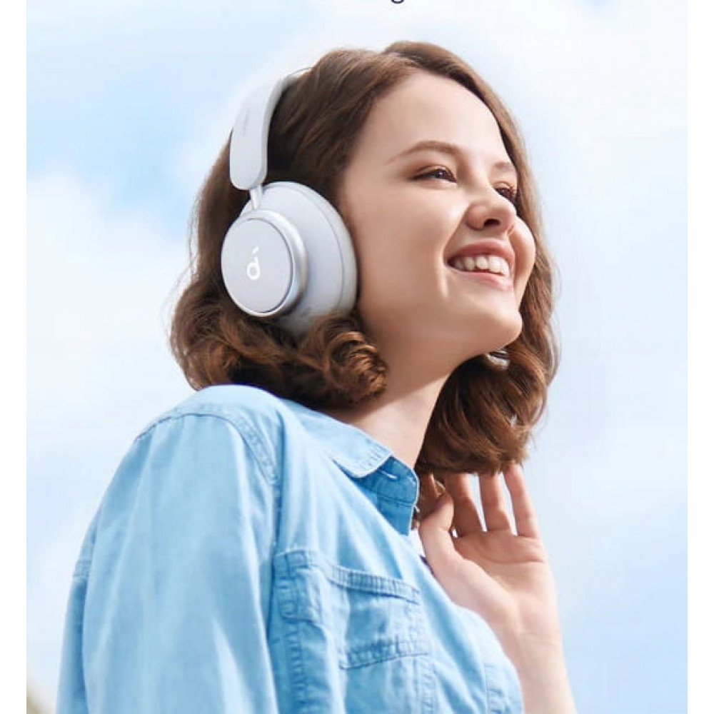 Bluetooth-гарнітура Anker SoundCore Space Q45 White (A3040G21)