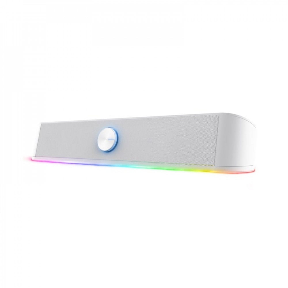 Акустична система Trust GXT 619W Thorne RGB Illuminated Soundbar White (25110)