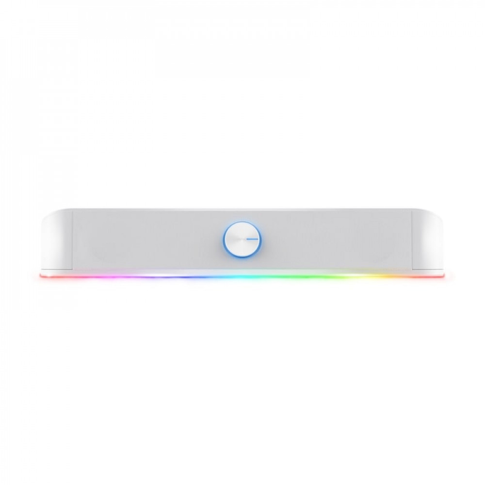 Акустична система Trust GXT 619W Thorne RGB Illuminated Soundbar White (25110)