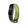 Ремінець BeCover Nike Style для Xiaomi Mi Smart Band 5/Mi Smart Band 6 Black-Green (705152)