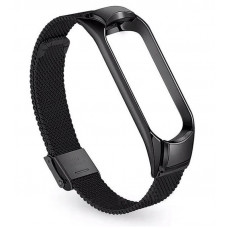 Ремінець BeCover Metal для Xiaomi Mi Smart Band 5/Mi Smart Band 6 Black (705146)