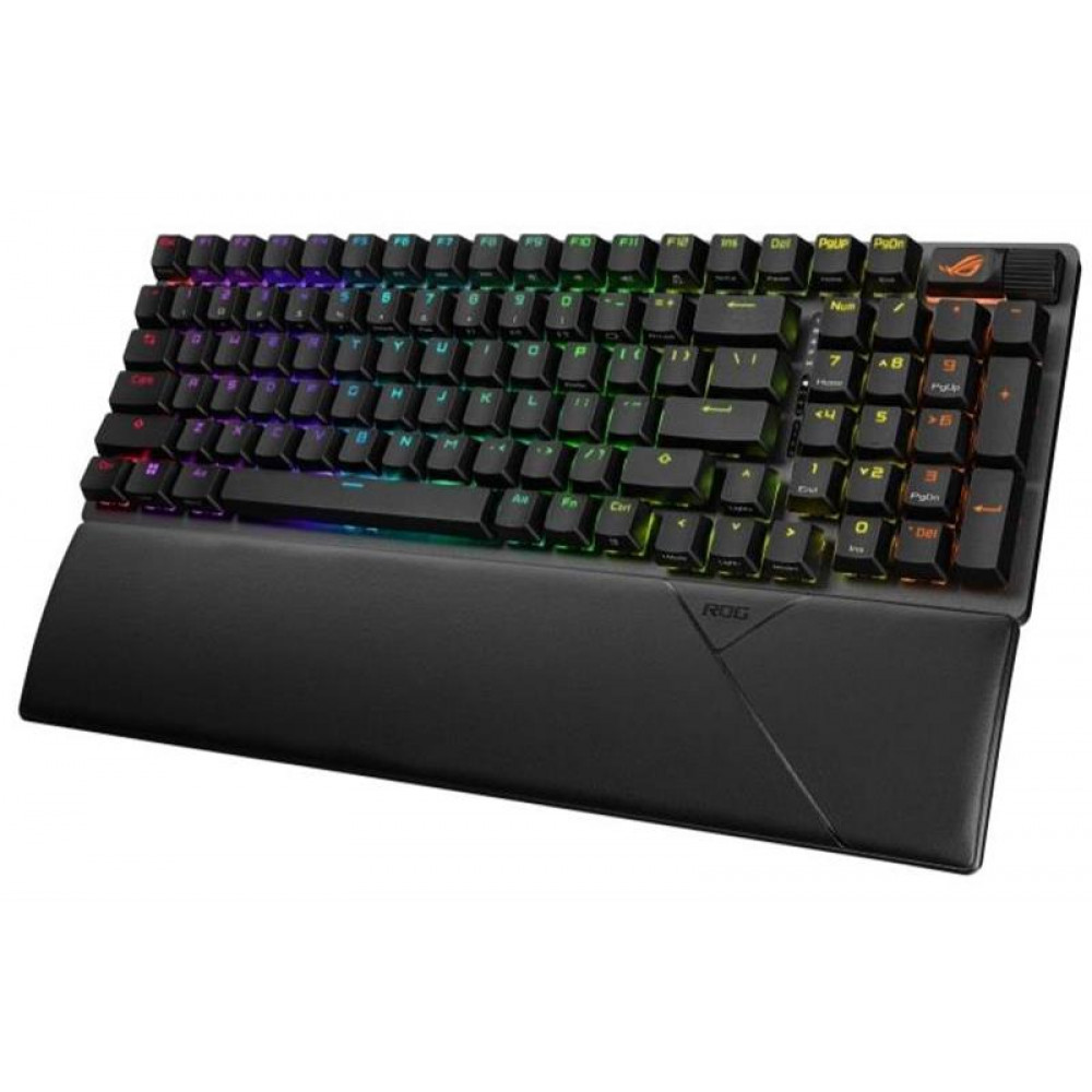 Клавіатура бездротова Asus ROG Strix Scope II 96 RGB NX Wireless Black (90MP037A-BKUA01) 