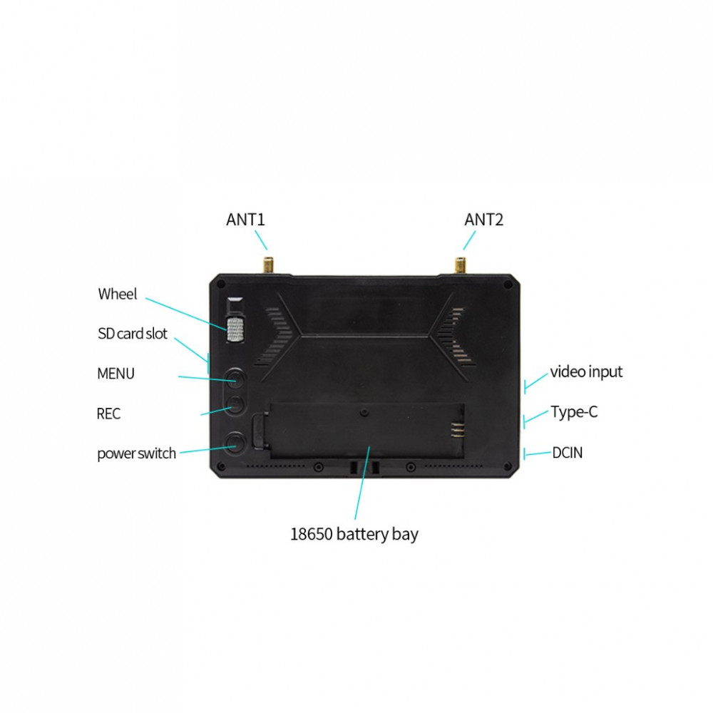 Монітор Skyzone M5 DVR 5.8GHz 48CH L Band (M5F)