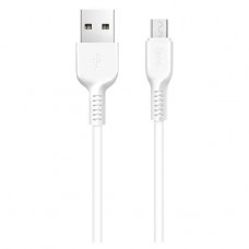 Кабель Hoco X20 Flash USB - microUSB (M/M), 1 м, White (D21032)