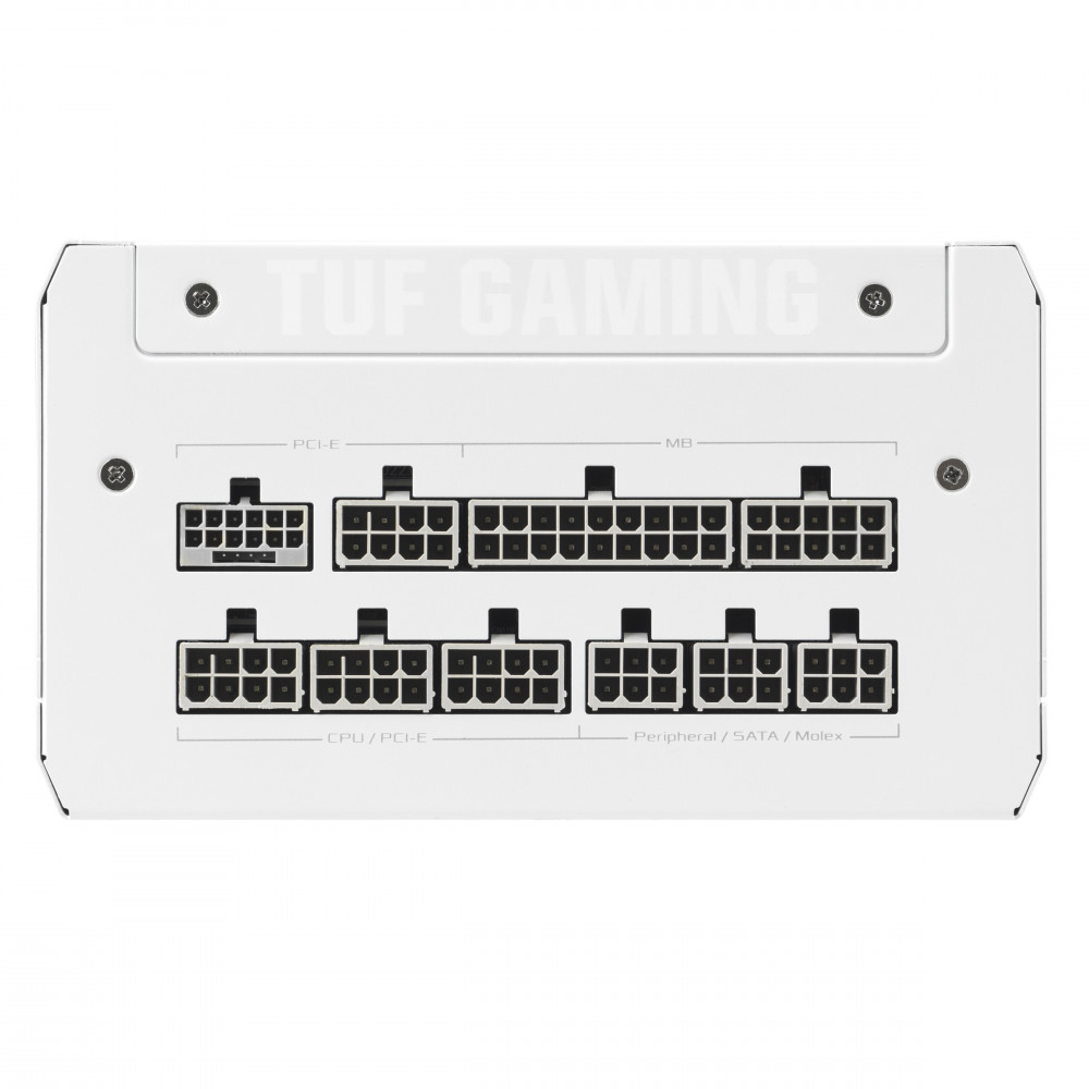 Блок живлення Asus TUF-GAMING-1000G-WHITE PCIE5 1000W Gold (90YE00S5-B0NA00)