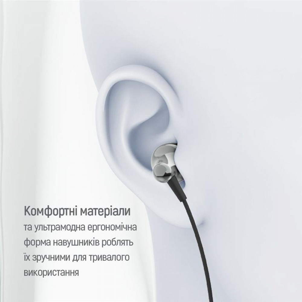 Гарнітура СolorWay Slim 3.5 mm Wired Earphone Blast 1 Black (CW-WD01BK)