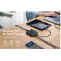 Мережевий зарядний пристрій Anker PowerPort 543 Atom III Slim Black, 45W USB Type-C + 20 W USB (A2046G12)