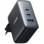 Мережевий зарядний пристрій Anker PowerPort 736 Nano II Black, GaN 100W (A2145G11)