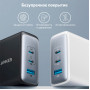 Мережевий зарядний пристрій Anker PowerPort 736 Nano II Black, GaN 100W (A2145G11)