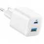 Мережевий зарядний пристрій Anker PowerPort 323 White (A2331G21)