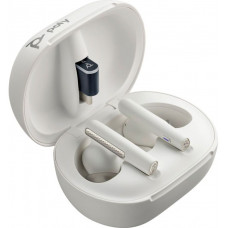 Bluetooth-гарнітура Poly Voyager Free 60+ Earbuds + BT700C + TSCHC White (7Y8G6AA)