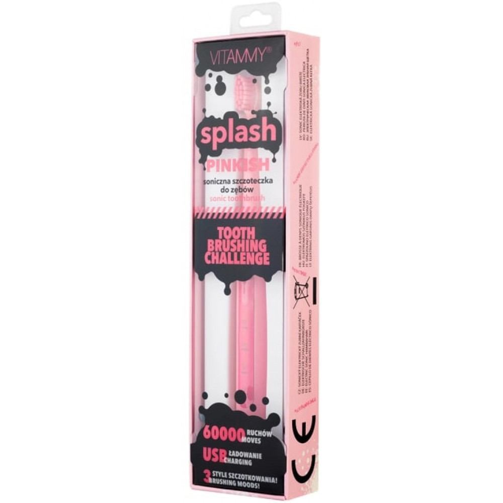 Зубна електрощітка Vitammy Splash Pinkish (від 8 років)