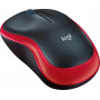 Миша бездротова Logitech M185 Red (910-002237)