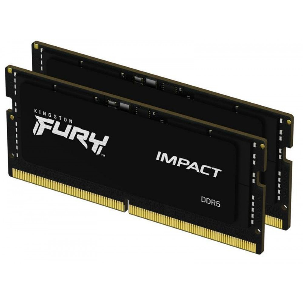 Модуль пам`ятi SO-DIMM DDR5 2x16GB/5600 Kingston Fury Impact (KF556S40IBK2-32)