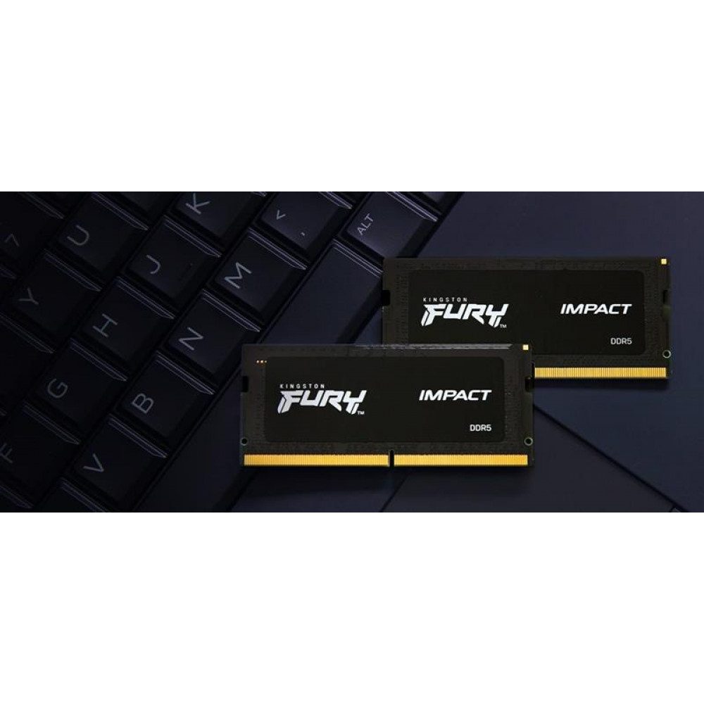 Модуль пам`ятi SO-DIMM DDR5 2x16GB/5600 Kingston Fury Impact (KF556S40IBK2-32)