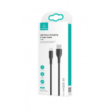Кабель Usams US-SJ502 USB - Micro USB (M/M), 1 м, Black (SJ502USB01)