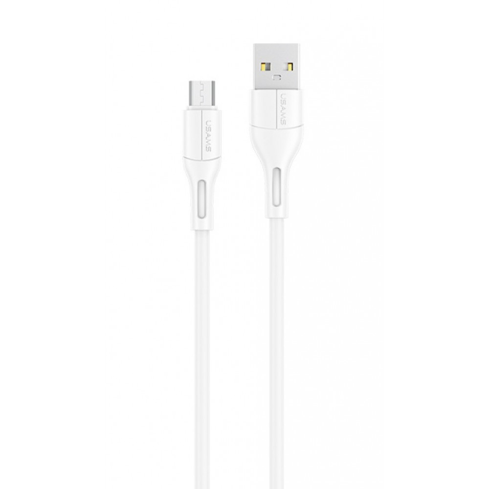 Кабель Usams US-SJ502 USB - Micro USB (M/M), 1 м, White (SJ502USB02)