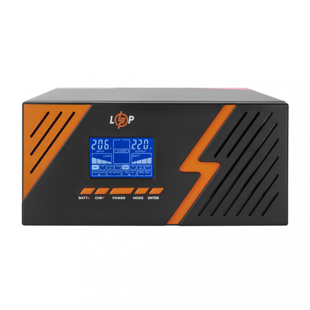 Джерело безперебійного живлення LogicPower LPM-PSW-1500VA (1050 Вт) Black