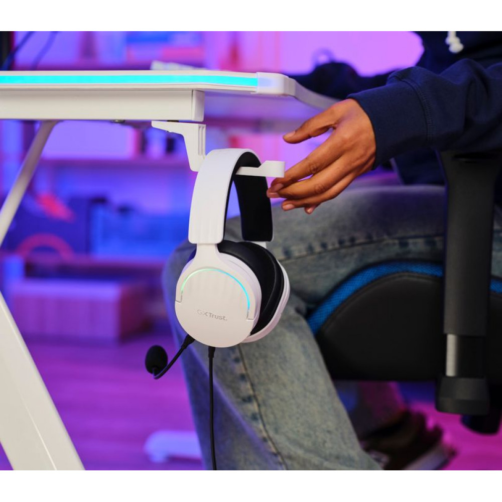 Гарнітура Trust GXT 490 Fayzo White (25302)