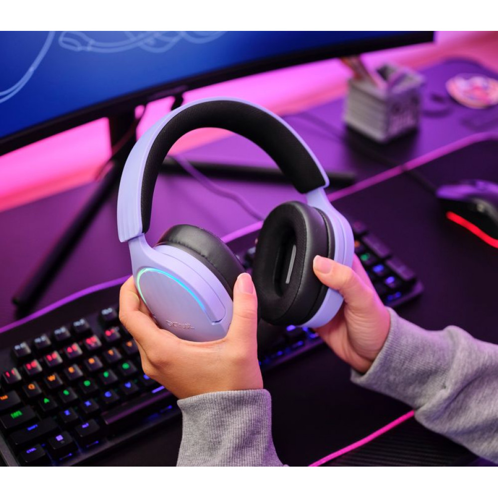 Гарнітура Trust GXT 490 Fayzo Purple (25303)