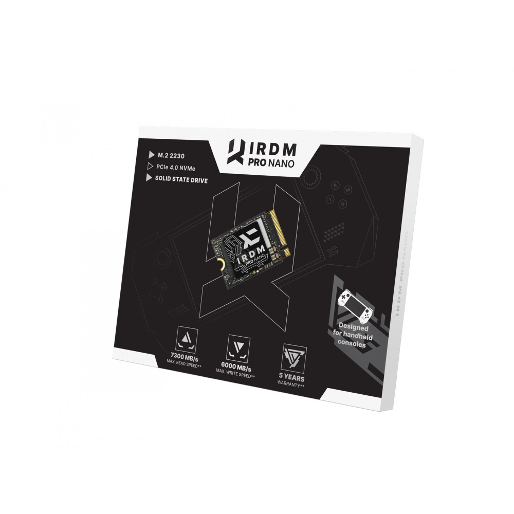 Накопичувач SSD  512GB Goodram IRDM Pro Nano M.2 2230 PCIe 4.0 x4 3D NAND (IRP-SSDPR-P44N-512-30)