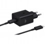 Мережевий зарядний пристрій Samsung EP-T4511XBEGEU Black, 45W + кабель USB Type-C