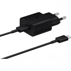 Мережевий зарядний пристрій Samsung EP-T1510X Black, 1хUSB Type-C, 15W + кабель USB Type-C (EP-T1510XBEGEU) Мережевий зарядний пристрій Samsung EP-T1510X Black, 1хUSB Type-C, 15W + кабель USB Type-C (EP-T1510XBEGEU)