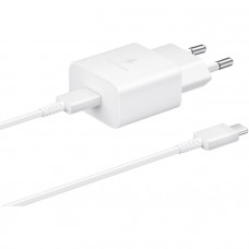Мережевий зарядний пристрій Samsung EP-T1510X White, 1хUSB Type-C, 15W + кабель USB Type-C (EP-T1510XWEGEU) Мережевий зарядний пристрій Samsung EP-T1510X White, 1хUSB Type-C, 15W + кабель USB Type-C (EP-T1510XWEGEU)
