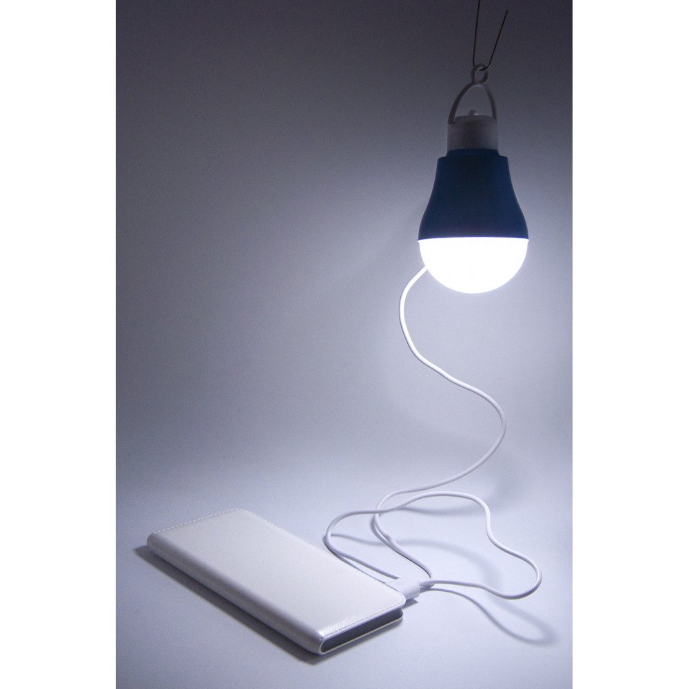 Комплект LED-ламп: світильник з вбудованим акумулятором 5V, 60W та USB LED лампа 5V, 5W з кабелем 1м (DG-2LED-01)