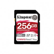 Карта пам`яті SDHC 256GB UHS-II/U3 Class 10 Kingston Canvas React Plus V60 SD R280/W150MB/s (SDR2V6/256GB) Карта пам`яті SDHC 256GB UHS-II/U3 Class 10 Kingston Canvas React Plus V60 SD R280/W150MB/s (SDR2V6/256GB)