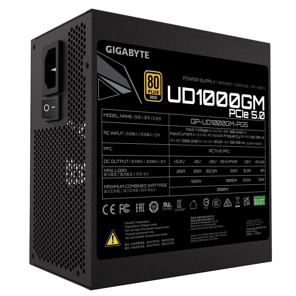 Блок живлення Gigabyte 1000W GP-UD1000GM PG5