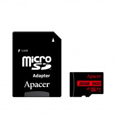 Карта пам`ятi MicroSDHC 32GB UHS-I Class 10 Apacer + SD adapter (AP32GMCSH10UB-R) Карта пам`ятi MicroSDHC 32GB UHS-I Class 10 Apacer + SD adapter (AP32GMCSH10UB-R)