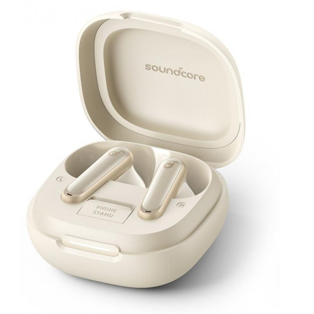 Bluetooth-гарнітура Anker SoundCore P40i Oat White (A3955G21)