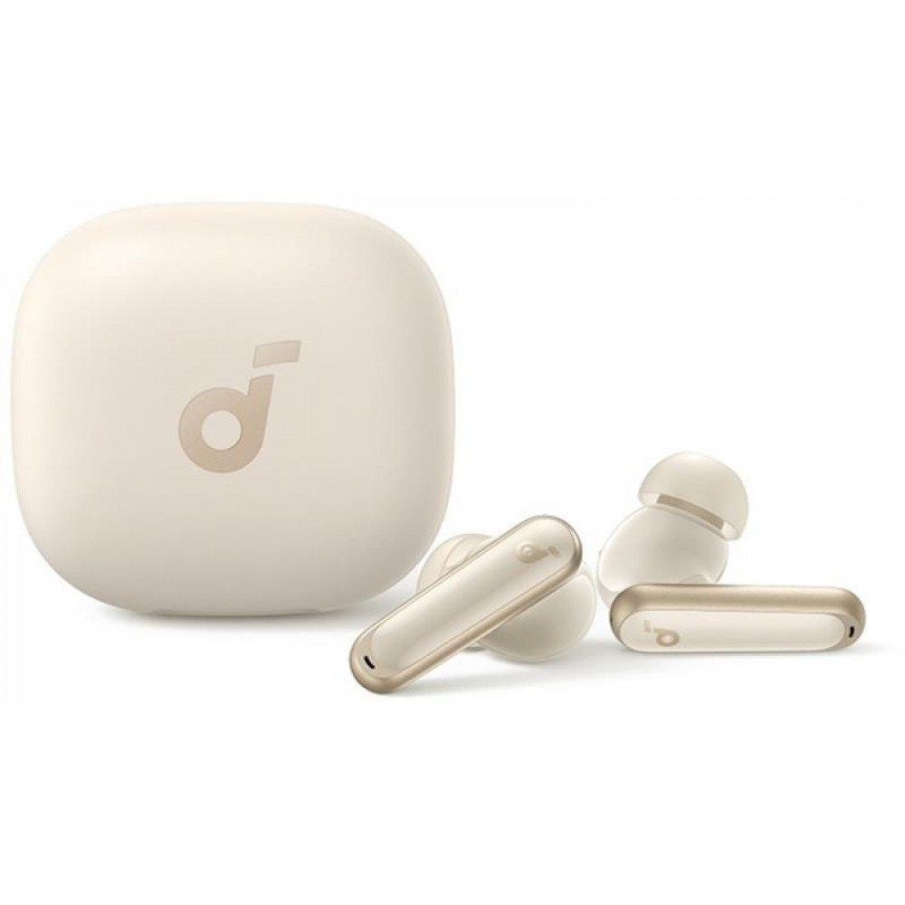 Bluetooth-гарнітура Anker SoundCore P40i Oat White (A3955G21)