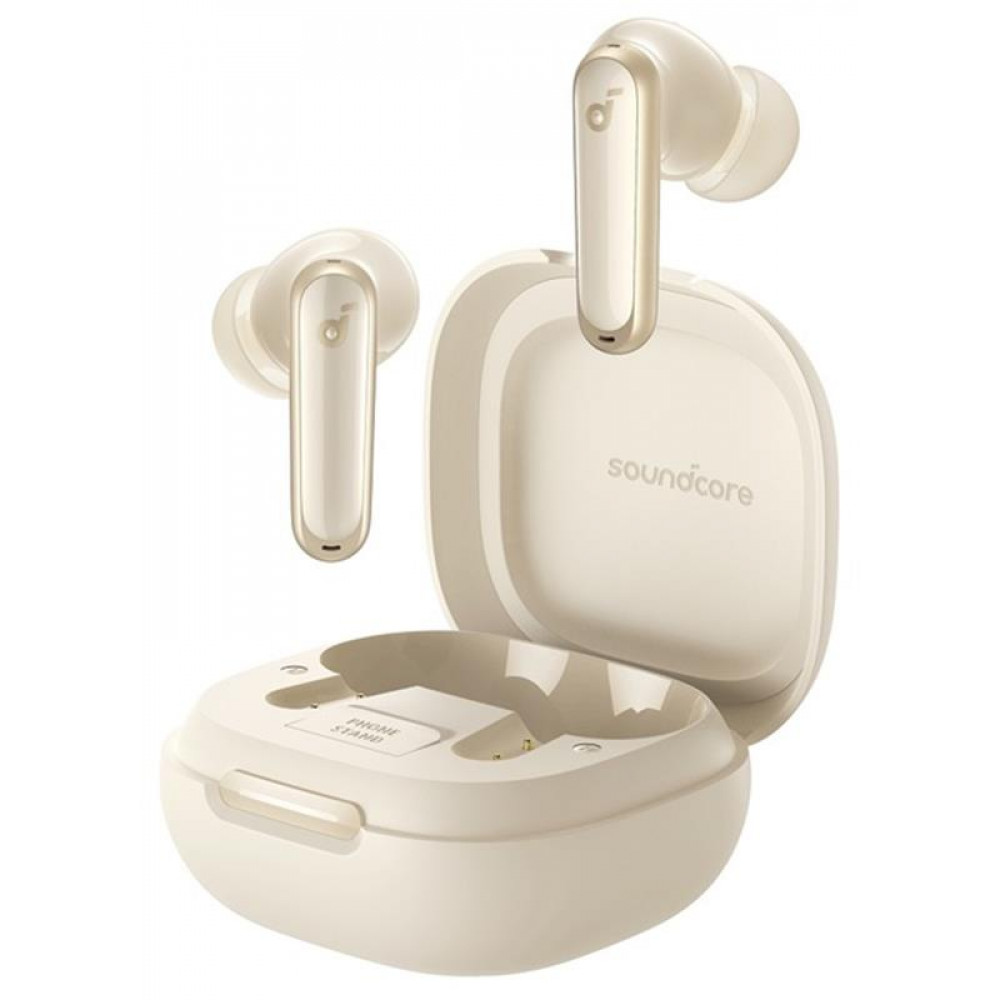 Bluetooth-гарнітура Anker SoundCore P40i Oat White (A3955G21)