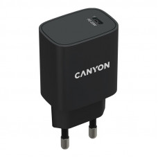 Мережевий зарядний пристрій Canyon H-20-02 (1USB, 3A) PD Black (CNE-CHA20B02) Мережевий зарядний пристрій Canyon H-20-02 (1USB, 3A) PD Black (CNE-CHA20B02)