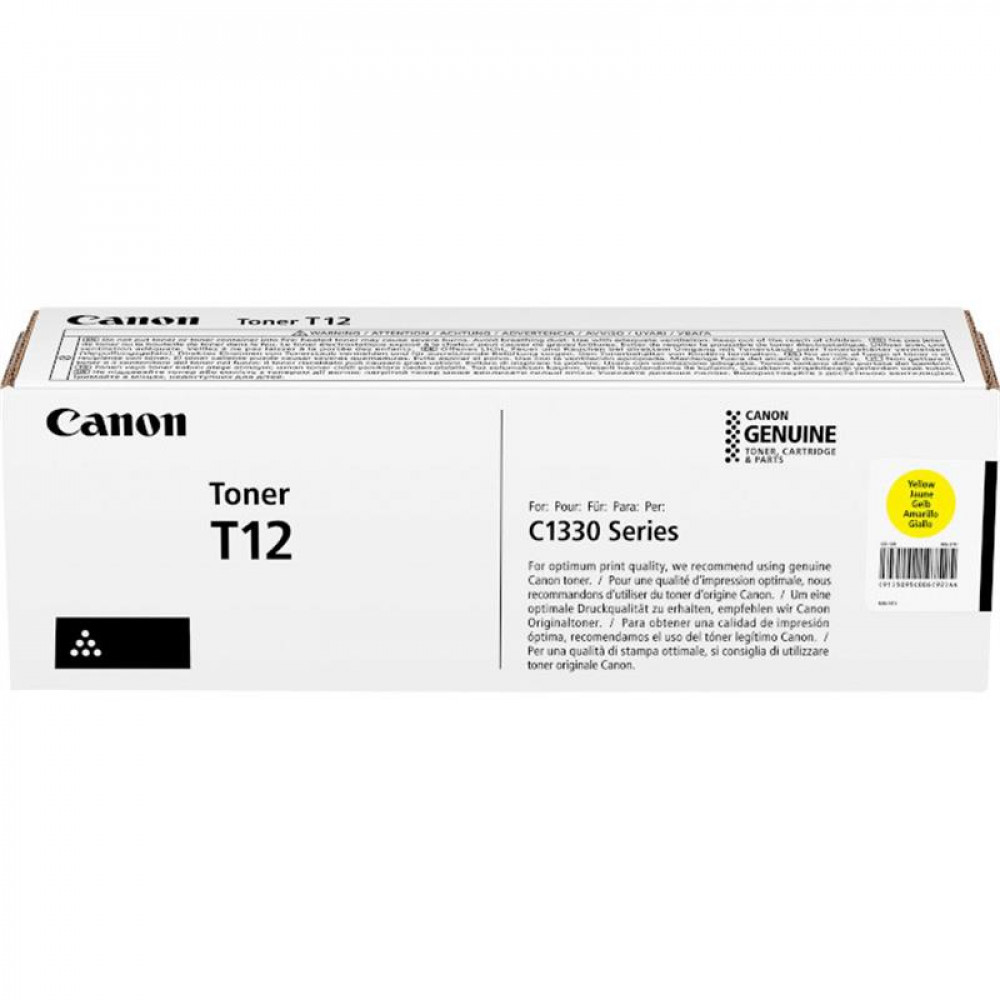 Картридж Canon T12 i-Sensys C1330 Yellow (5095C006)