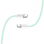 Кабель ColorWay USB Type-C + USB Type-C (M/M), 3.0 А, 1 м, Green (CW-CBPDCC061-G)