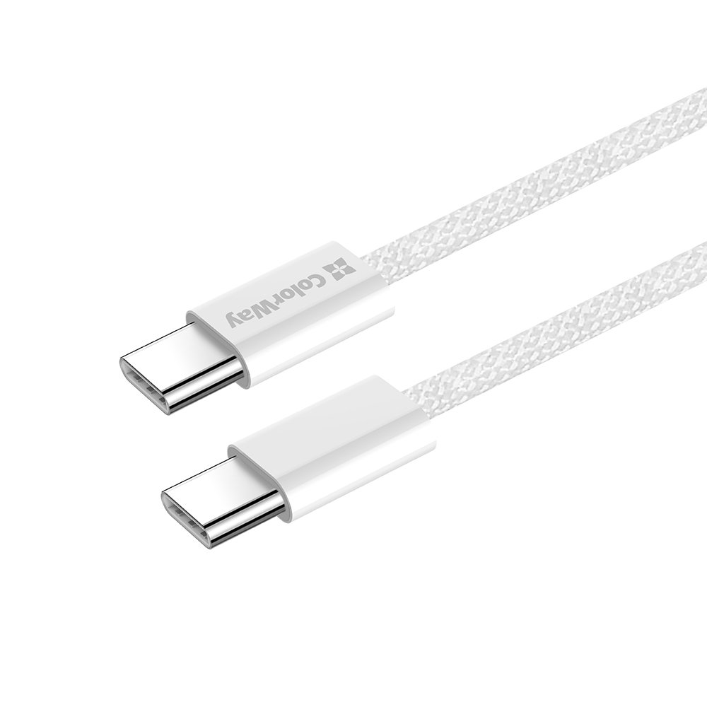 Кабель ColorWay USB Type-C + USB Type-C (M/M), 3.0 А, 1 м, Grey (CW-CBPDCC061-GR)