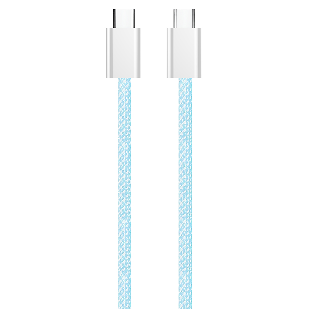 Кабель ColorWay USB Type-C + USB Type-C (M/M), 3.0 А, 1 м, Blue (CW-CBPDCC061-BL)