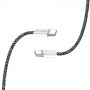 Кабель ColorWay USB Type-C + USB Type-C (M/M), 3.0 А, 1 м, Black (CW-CBPDCC061-BK)