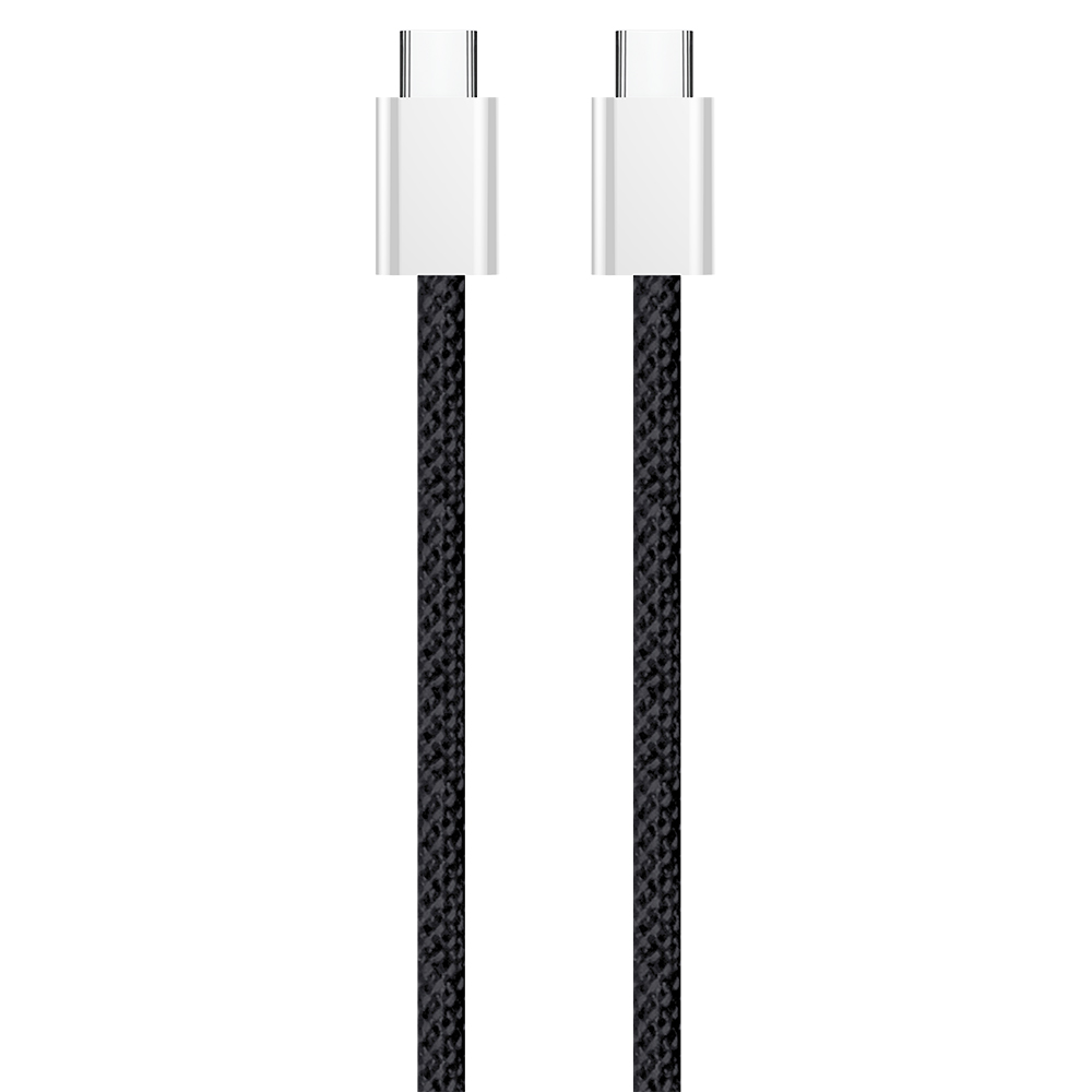Кабель ColorWay USB Type-C + USB Type-C (M/M), 3.0 А, 1 м, Black (CW-CBPDCC061-BK)