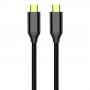Кабель ColorWay USB Type-C + USB Type-C (M/M), 5.0 А, 1 м, Black (CW-CBPDCC062-BK)