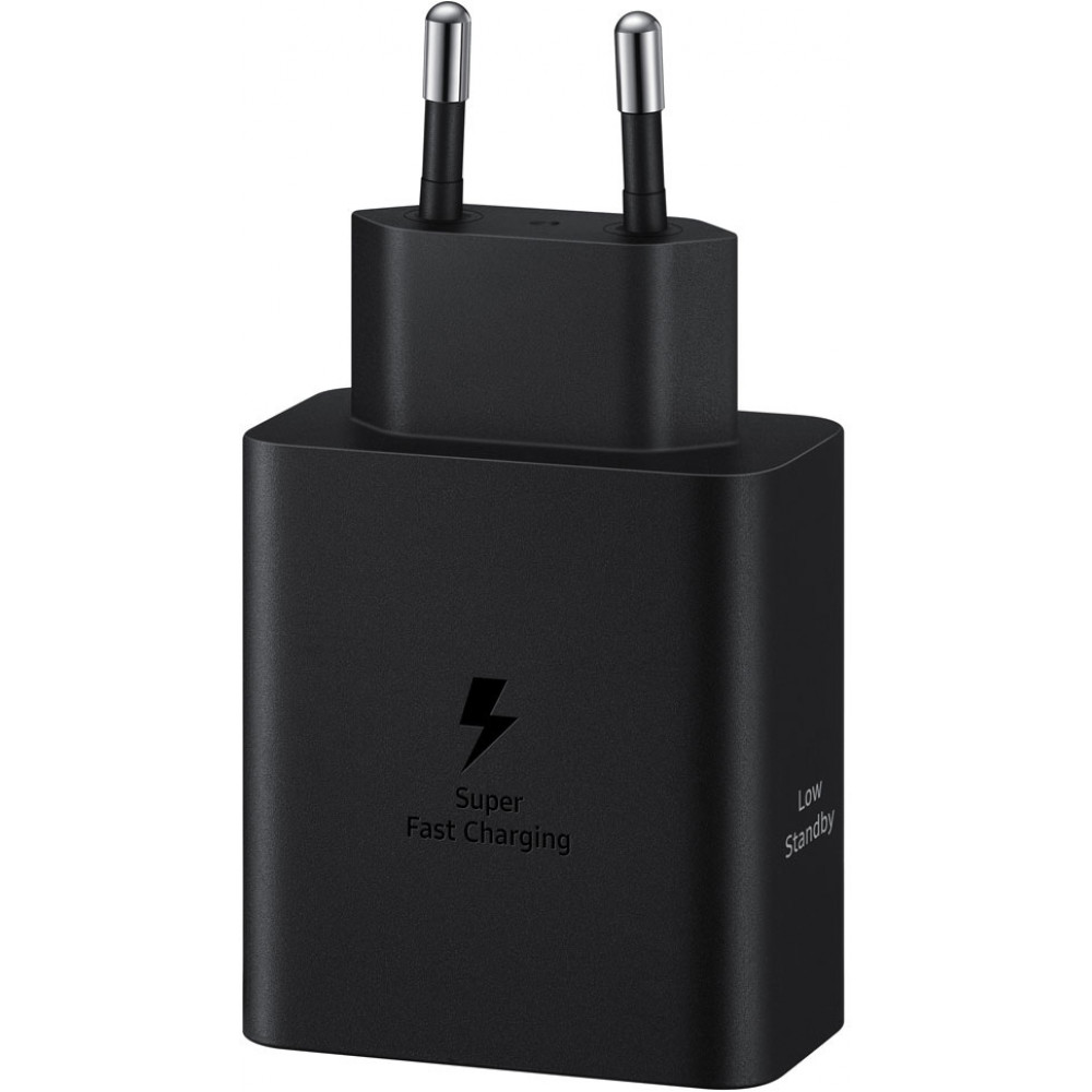 Мережевий зарядний пристрій Samsung Power Adapter Type-C Cable 50W Black (EP-T5020XBEGEU)