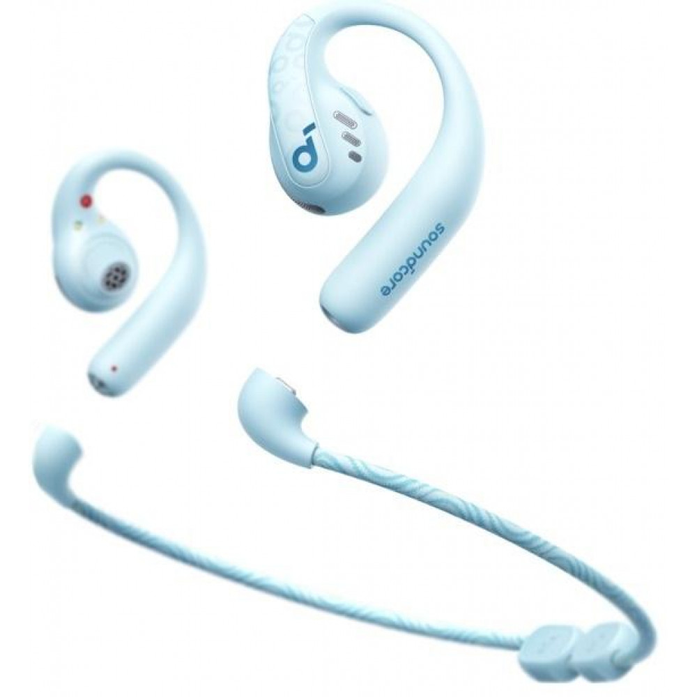 Bluetooth-гарнітура Anker SoundCore AeroFit Pro Blue (A3871G61)